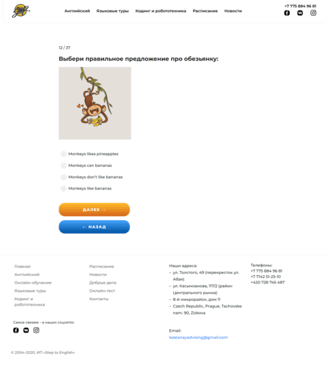 Иллюстрации к новому сайту